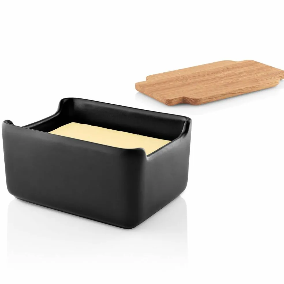 Nordic Kitchen smørboks med lokk, svart