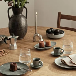 Nordic Vanilla espressokopp med fat