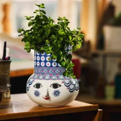 Olga vase 20 cm, blå