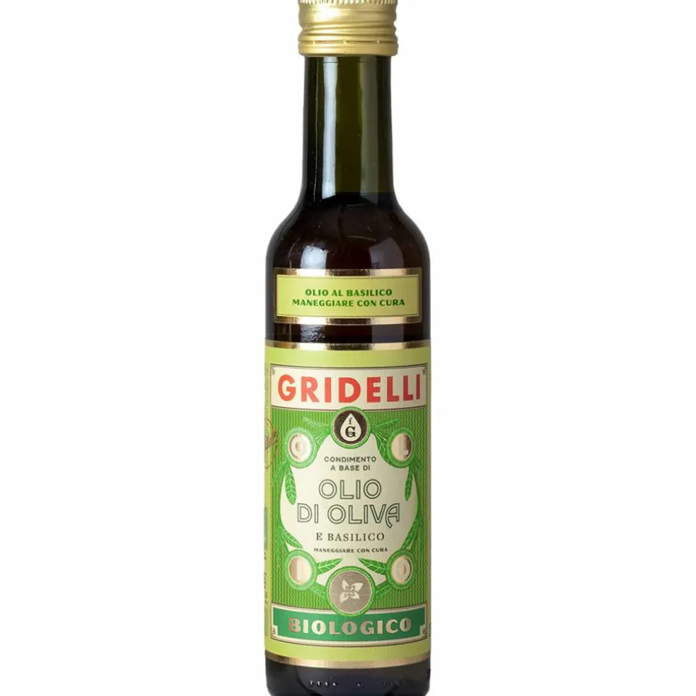 Olio Di Oliva E Basilico Olivenolje med basilikum, 250 ml