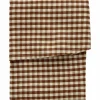 Oliva rund duk 160 cm, brun