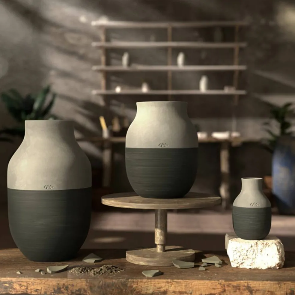 Omaggio Circulare vase 31 cm, antrasittgrå