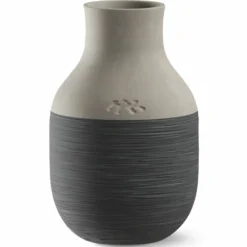 Omaggio Circulare vase 20 cm, antrasittgrå