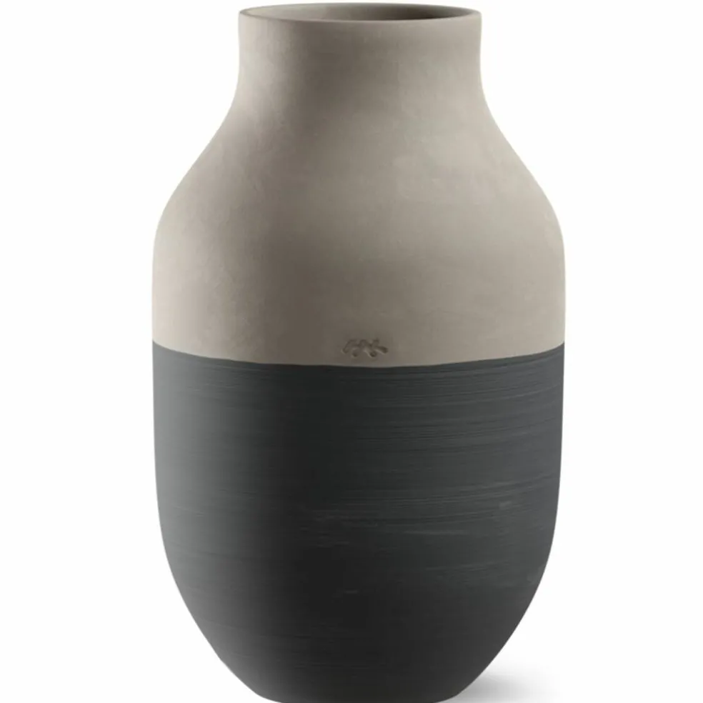 Omaggio Circulare vase 20 cm, antrasittgrå