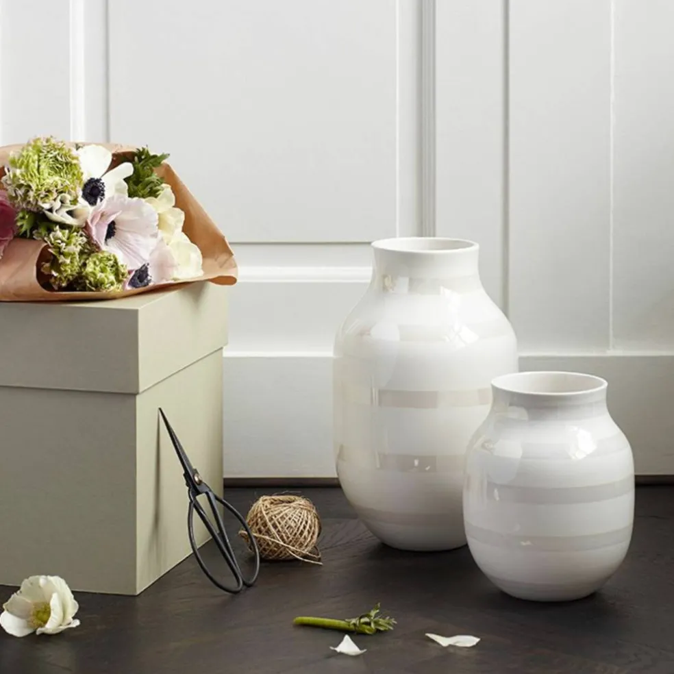 Omaggio Vase 200 mm Sølv