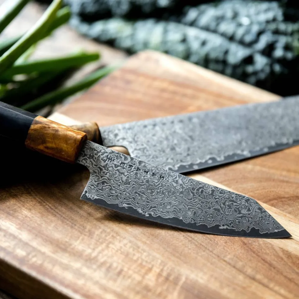 OMO knivsett, Bunka Petty 12 cm + Kokkekniv 21 cm