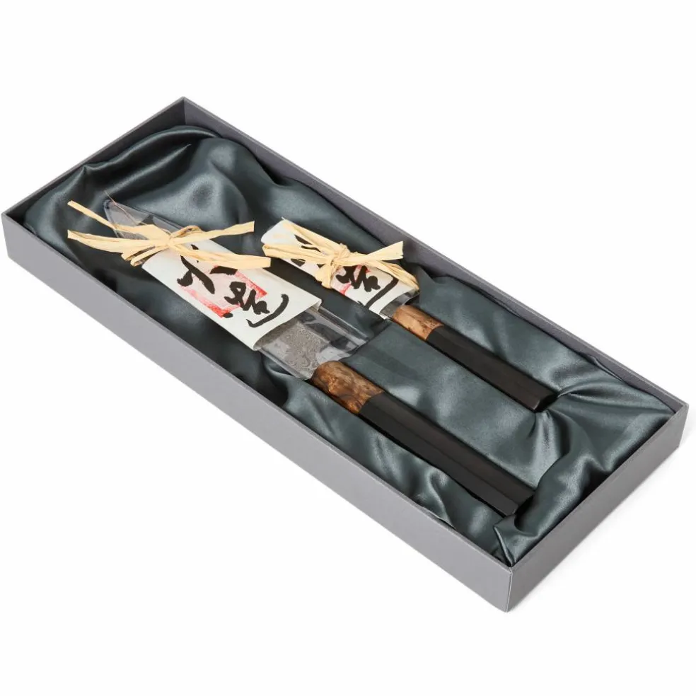OMO knivsett, Petty 9 cm + Santoku 17 cm