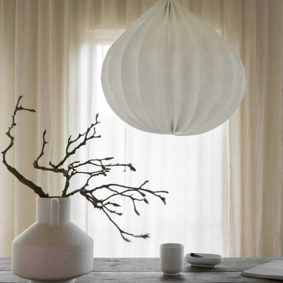 Onion taklampe, hvit