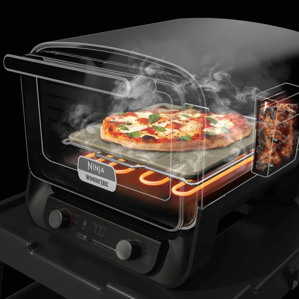 OO101EU Woodfire elektrisk grill