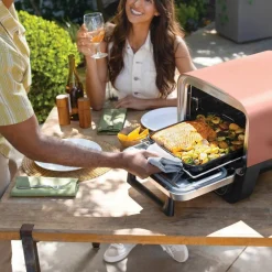 OO101EU Woodfire elektrisk grill