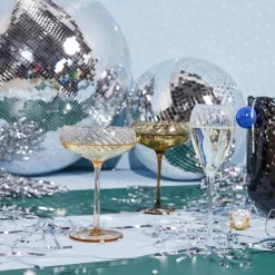 Opacity champagneglass 30 cl 2-pakning, fersken