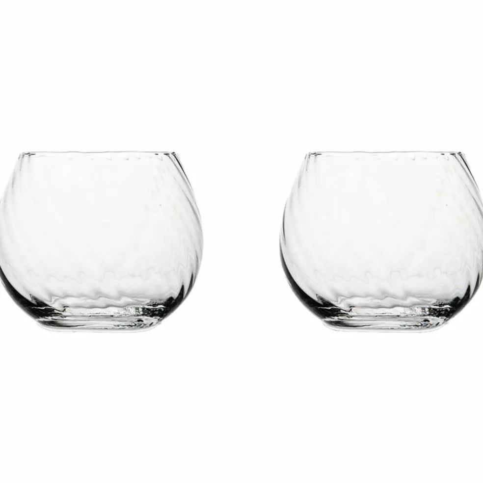Opacity drikkeglass 22 cl 2-pakning, fersken