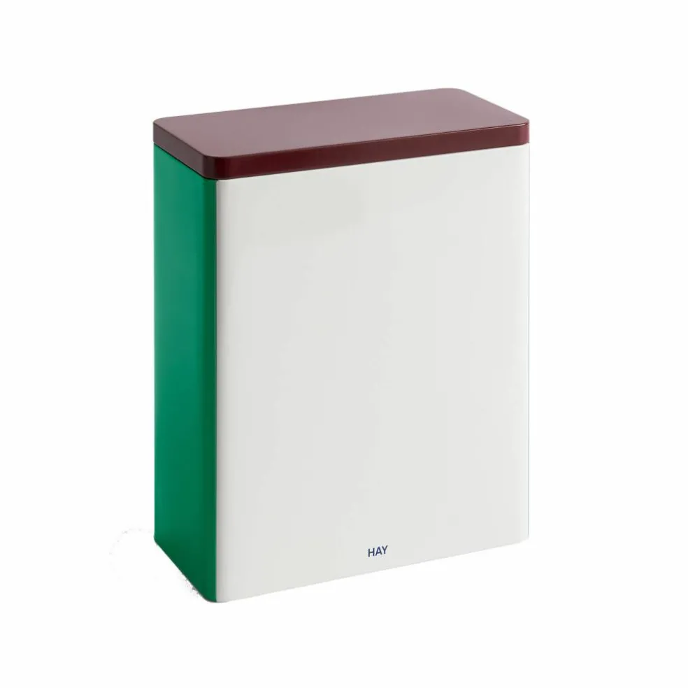 Oppbevaringsboks XL, off-white/bourgogne
