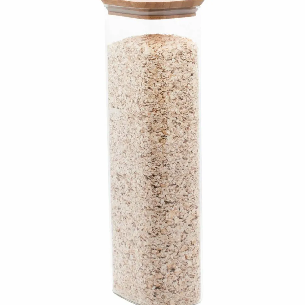 Oppbevaringsglass med bambuslokk 260 cl