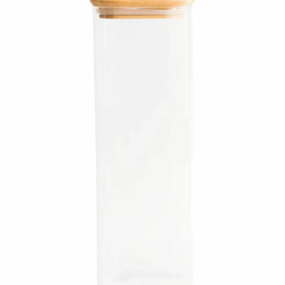 Oppbevaringsglass med bambuslokk 500 ml
