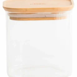 Oppbevaringsglass med bambuslokk 500 ml