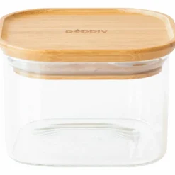 Oppbevaringsglass med bambuslokk 800 ml