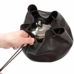 Oppbevaringspose til kaffekanne, lær
