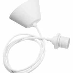 Opphengskabel, E27, beige