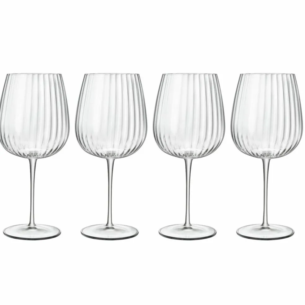 Optica Burgundy ginglass 4-pakning