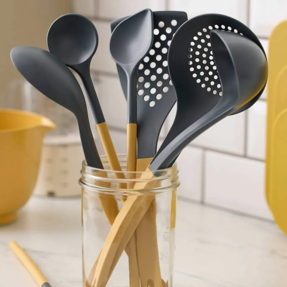Optima Serveringsskje 29 cm, svart