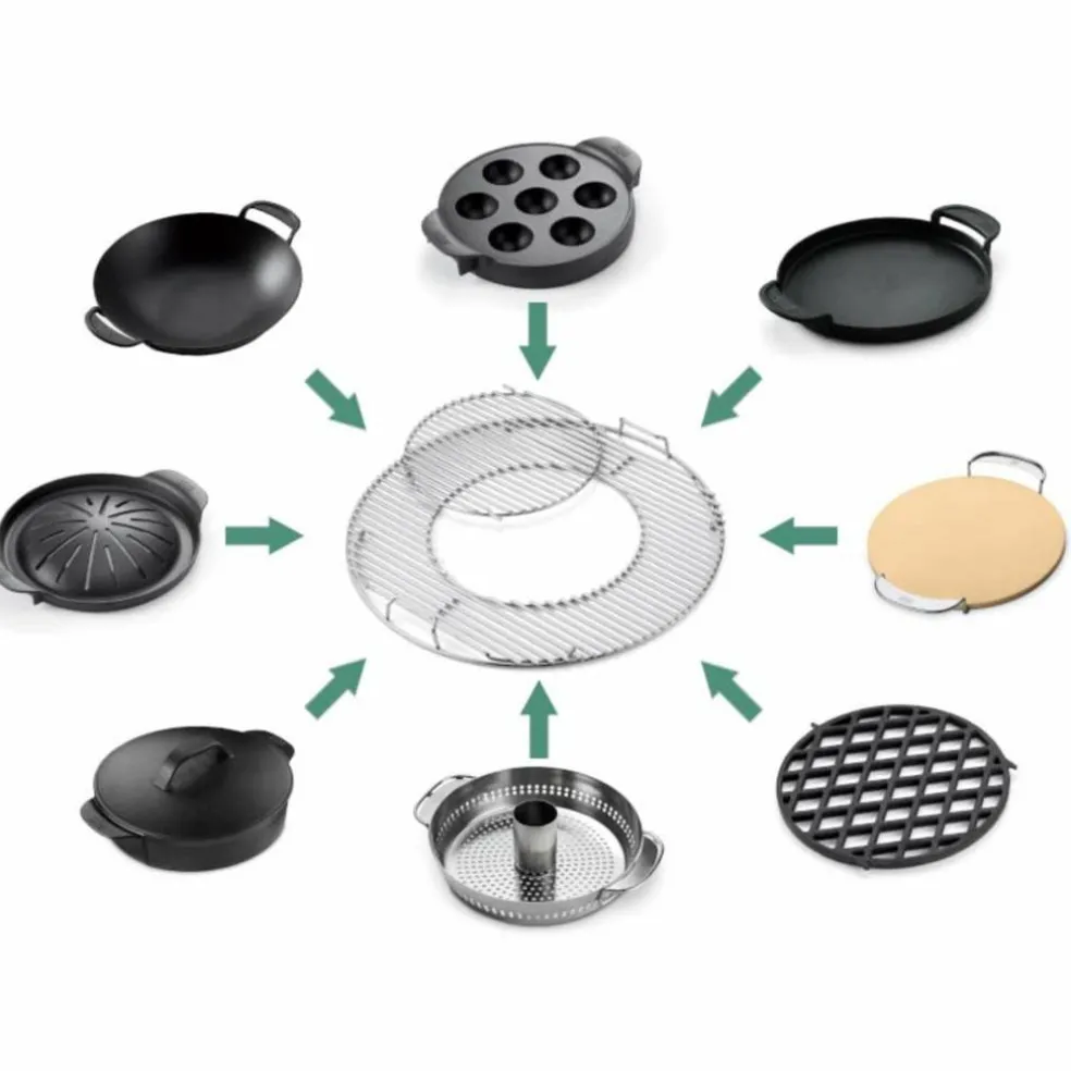 Original Gourmet BBQ System Grillrist med Sentrert Hull - 57 cm