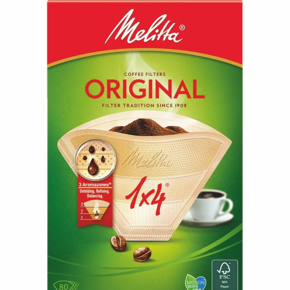 Original Kaffefilter 1x4/80