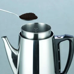 Original perkolator 12 kopper, rustfritt stål