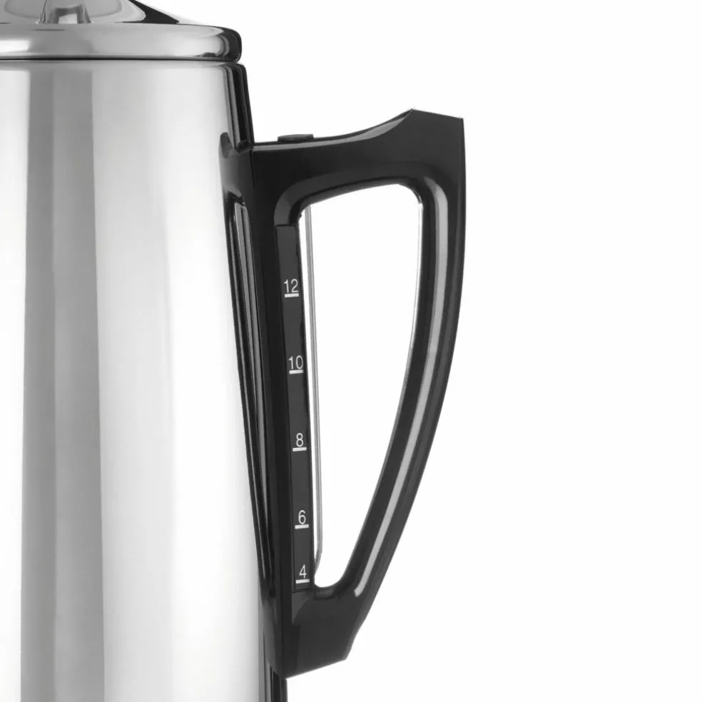 Original perkolator 12 kopper, rustfritt stål