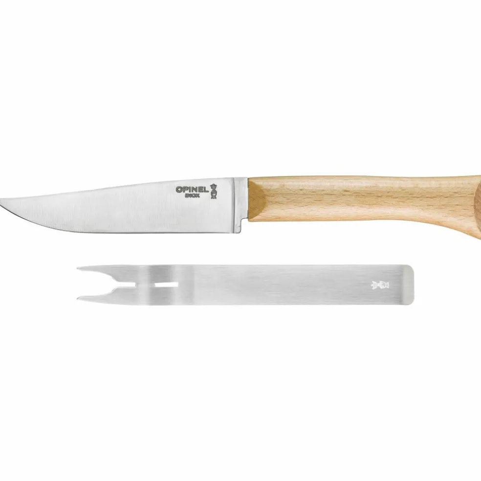Ostesett, kniv + gaffel