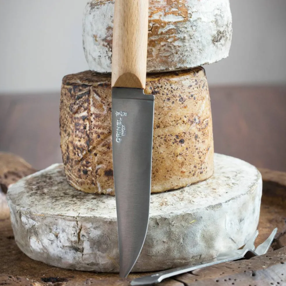 Ostesett, kniv + gaffel