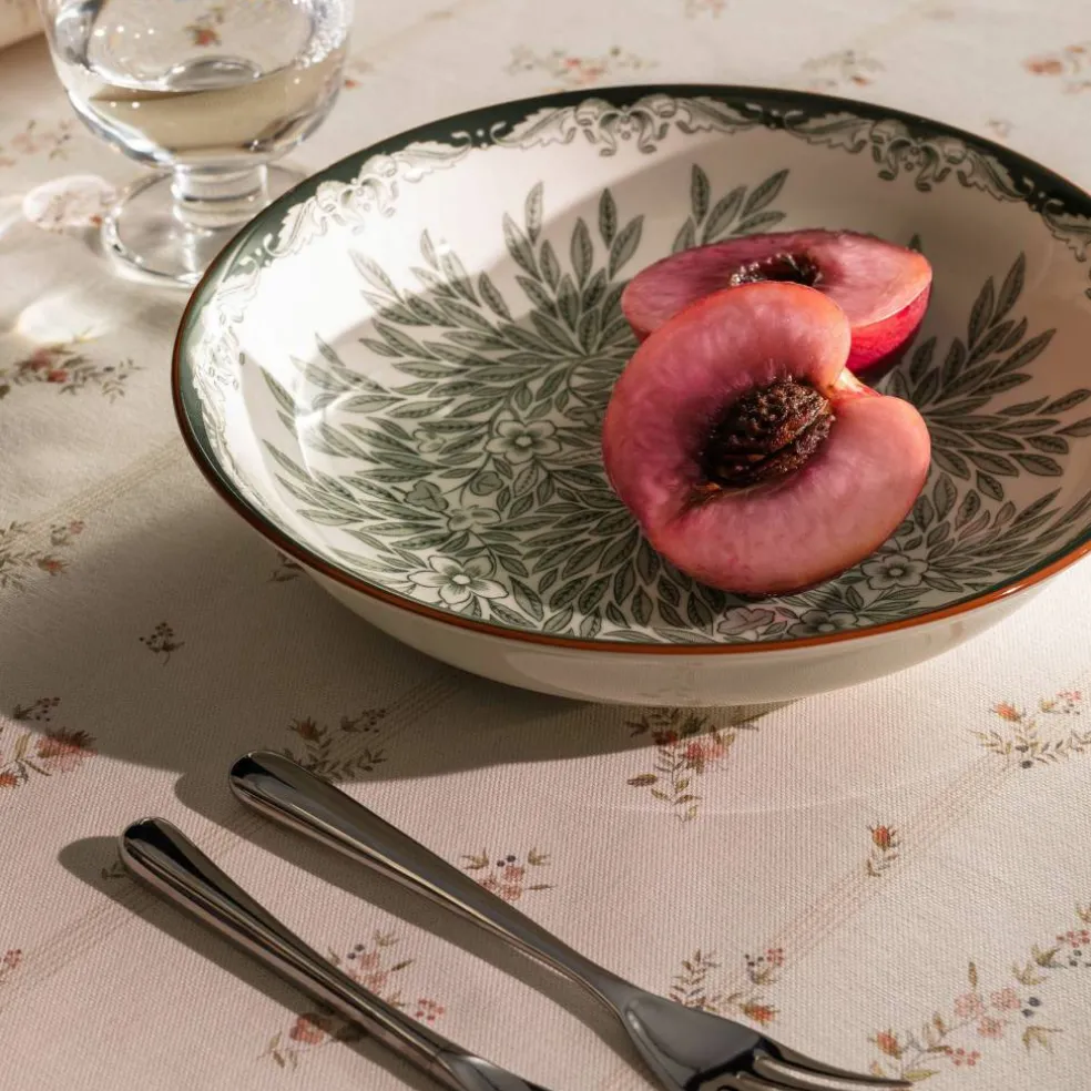 Ostindia Floris dyp tallerken 22 cm, grønn