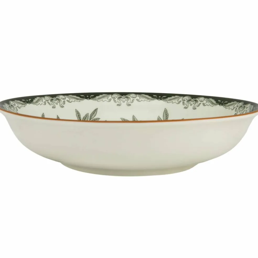 Ostindia Floris dyp tallerken 22 cm, grønn