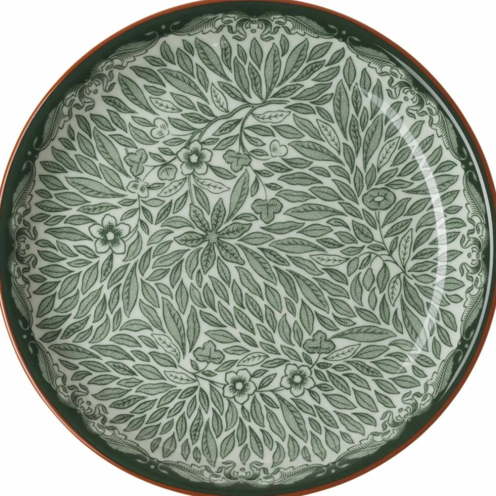 Ostindia Floris tallerken 16 cm, grønn