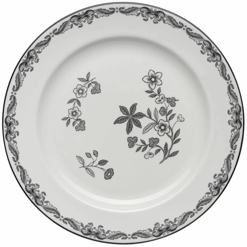 Ostindia Sort Tallerken 21 cm