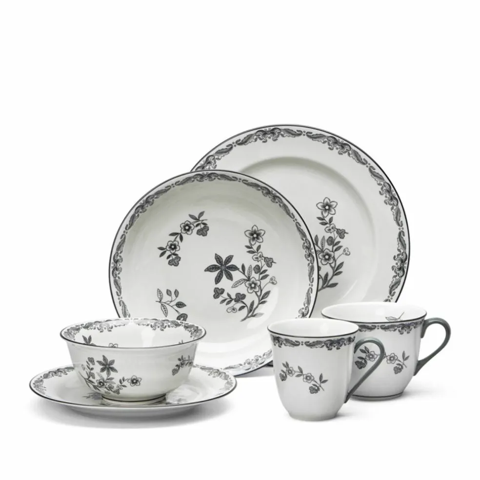 Ostindia Sort Tallerken 27 cm