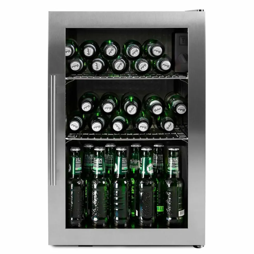 Outdoor Collection frittstående ølkjøleskap 63 liter, rustfritt stål
