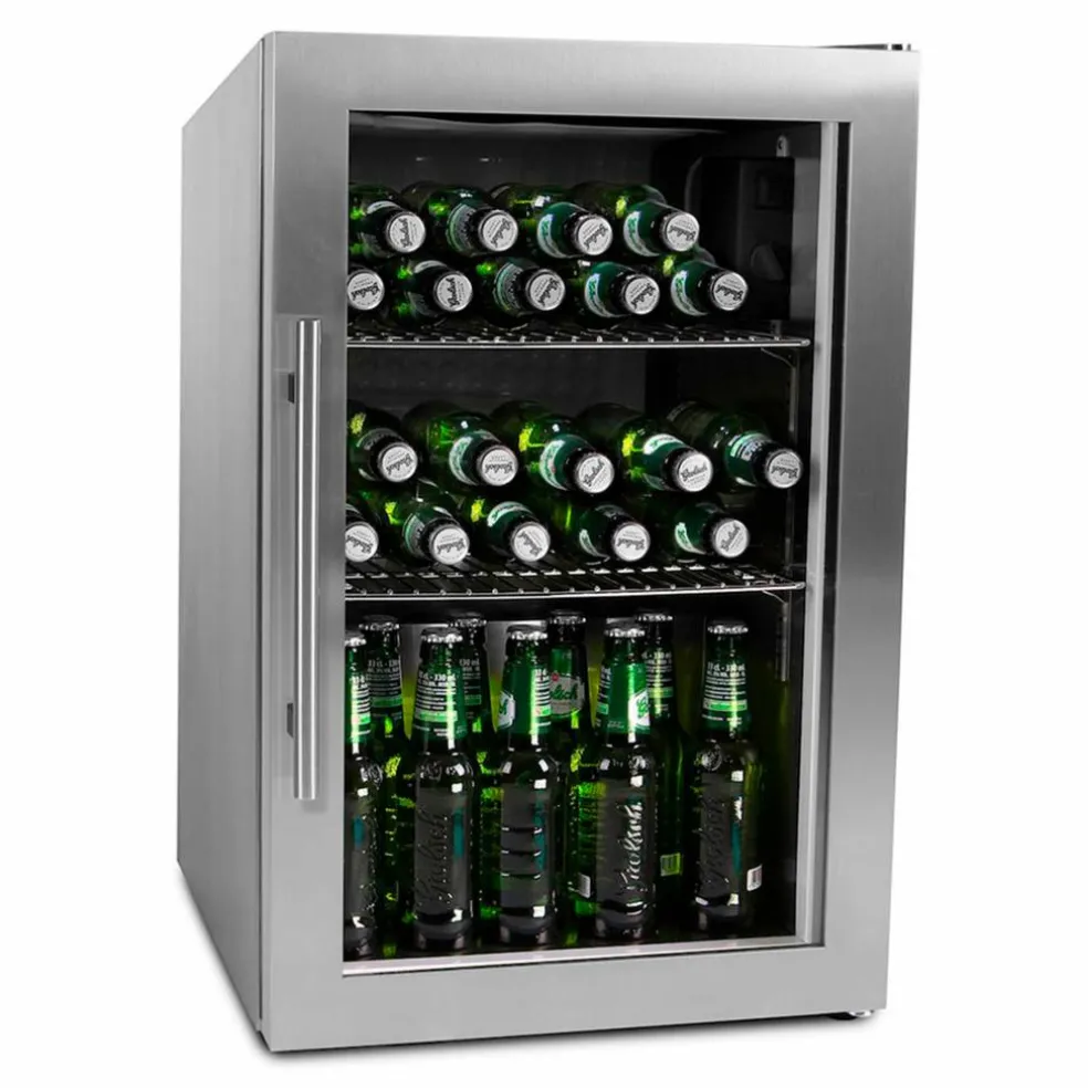 Outdoor Collection frittstående ølkjøleskap 63 liter, rustfritt stål