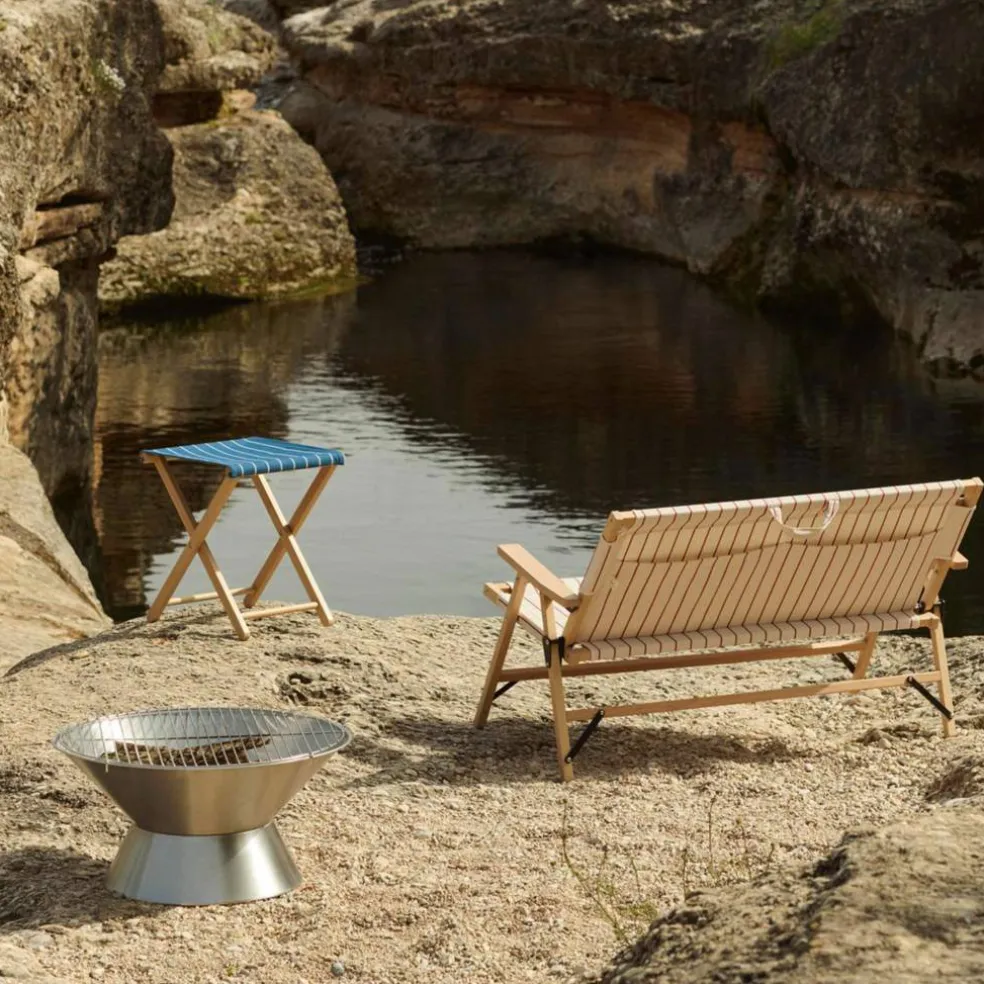 Outdoor Market ildfat, rustfritt stål