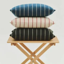 Outdoor Market pute 45 × 35 centimeter, svart/beige
