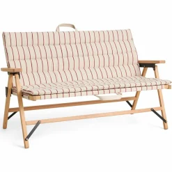 Outdoor Market sofapute, beige/rød