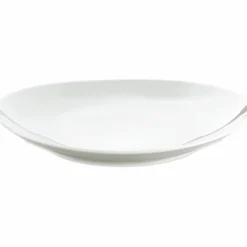Oval steak-tallerken, stor 29,5 x 25,5 cm.