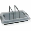 Ovnsform med lokk 42x29cm Grå