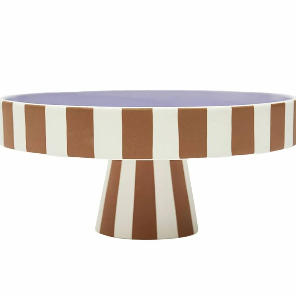 OYOY Toppu serveringsfat 20 cm, caramel/lavender
