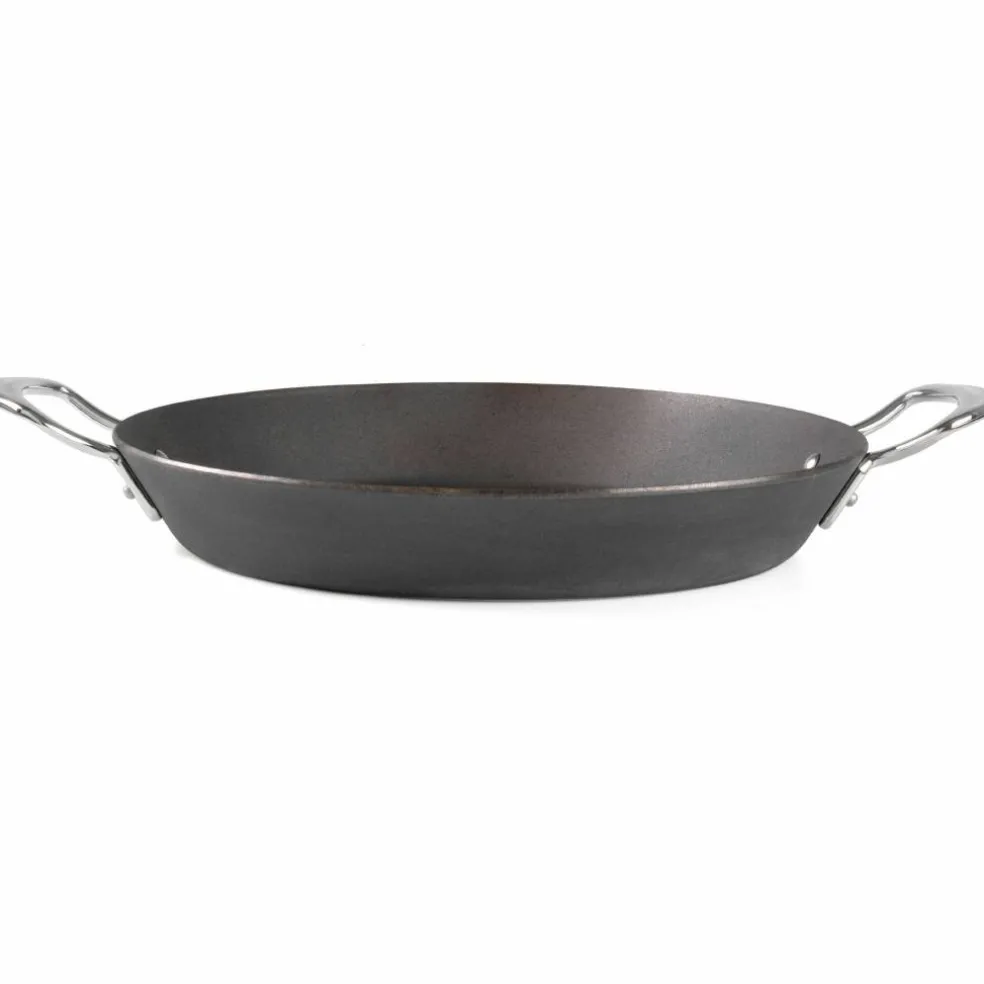 Paellapanne 30 cm, karbonstål