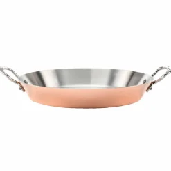 Paellapanne 30 cm, kobber
