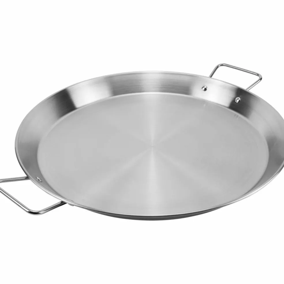 Paellapanne 40 cm, rustfritt stål