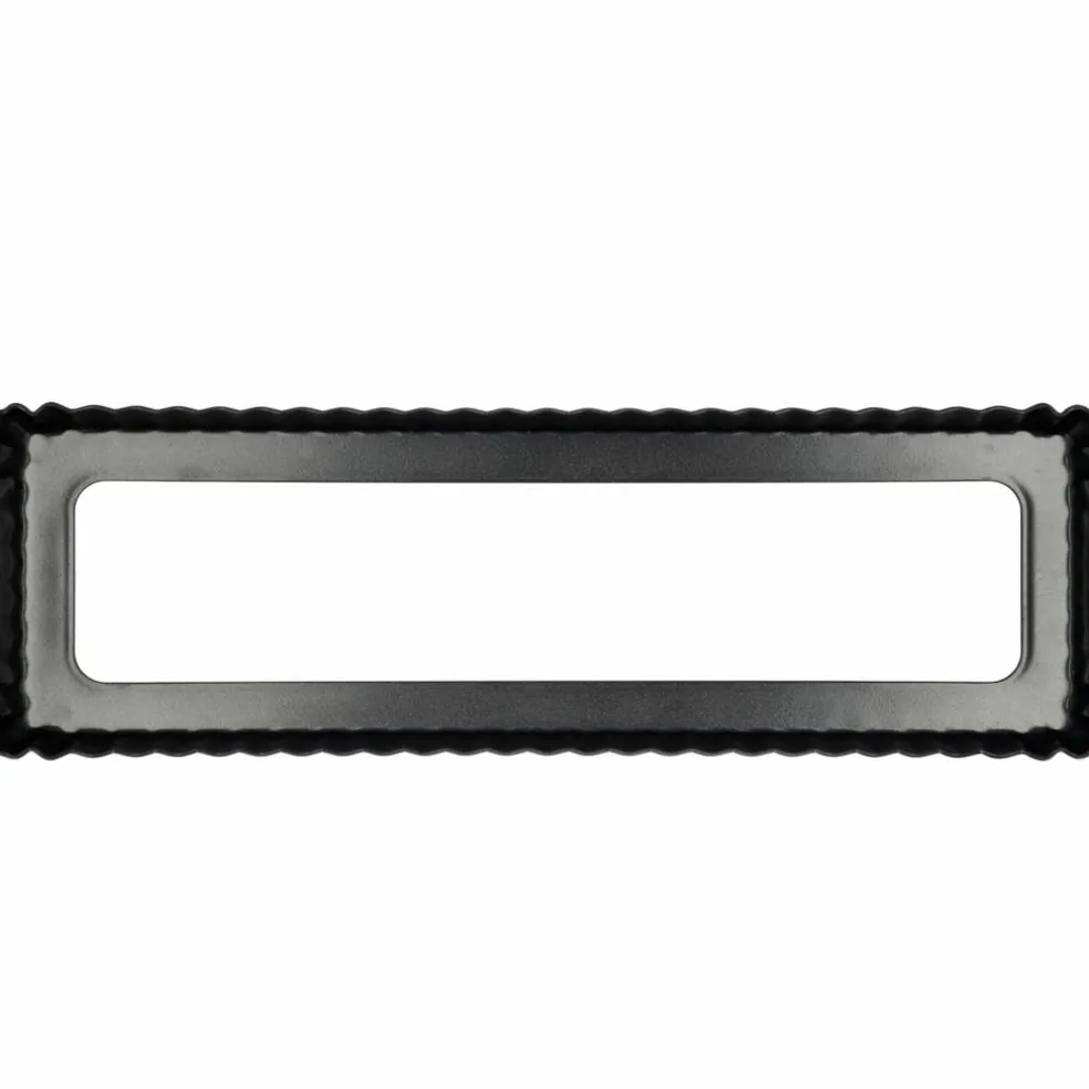 Paiform rektangulær 35×11 cm, mørkegrå