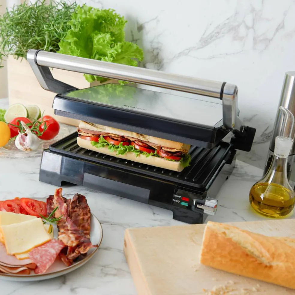 Paninigrill Pro 2-i-1 med bordgrill
