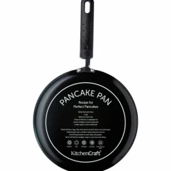 Pannekakepanne 24 cm, svart